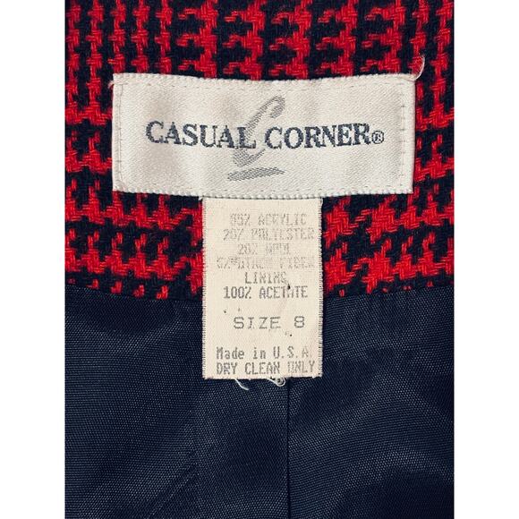 Fall Fashion VTG Casual Corner Women’s Size 8 Blazer Jacket EUC Wool Blend - Picture 4 of 7